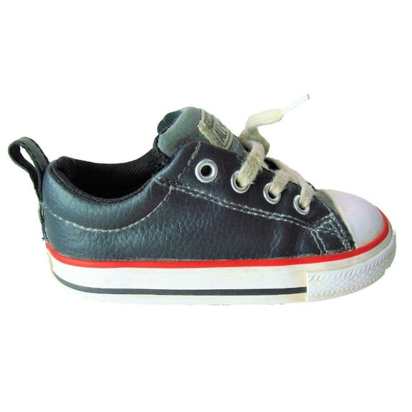 Converse All Star Black Toddler Sneakers Size 4 - Picture 6 of 7